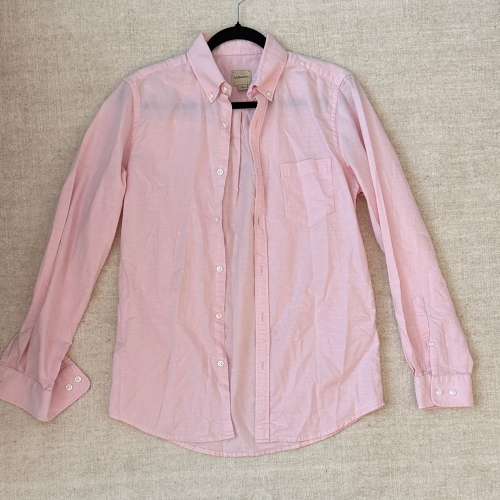 G.H. Bass & Co. Light Pink Casual Button Down Shirt